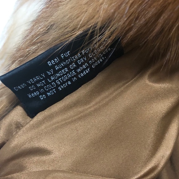 Women’s Red Fox Fur Jacket & velcro headband - Picture 5 of 9